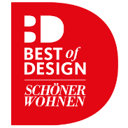 Prijs voor de beste meubels en woonaccessoires, uitgereikt door SCHÖNER WOHNEN,<br />
Europa's grootste woonmagazine.